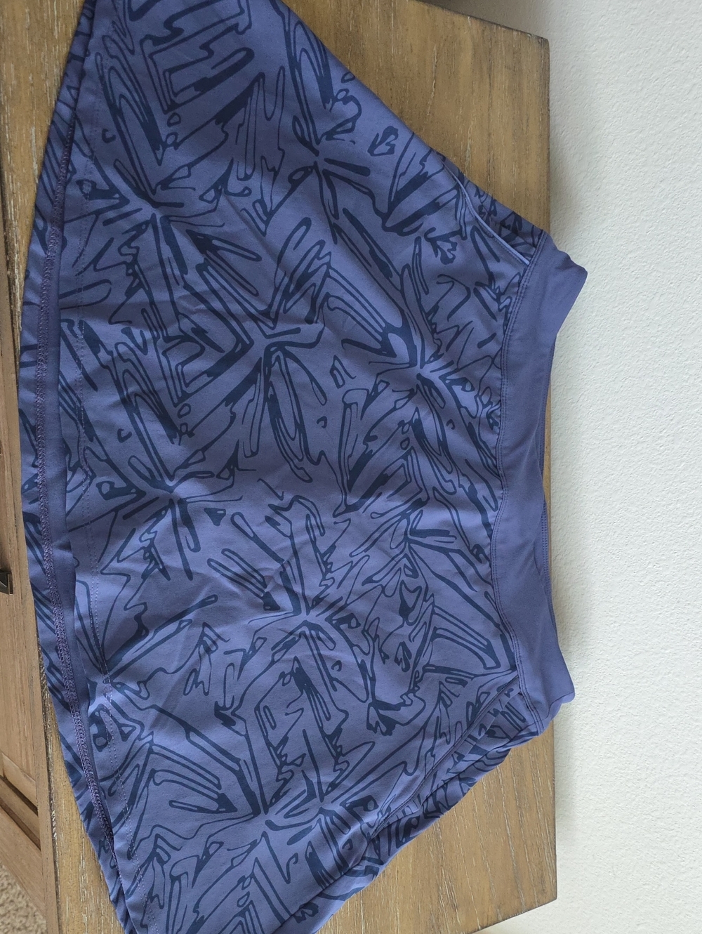 Under Armour Blue Patterned Skort